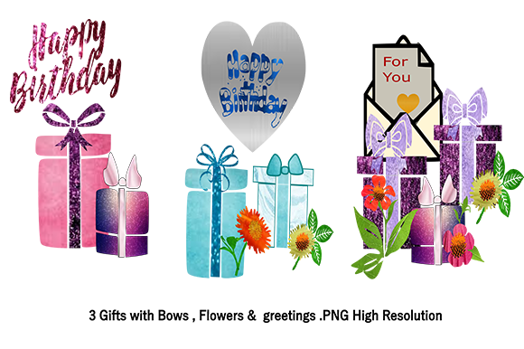 12 Gift Boxes Cliparts: Graphics and Illustrations for Branding