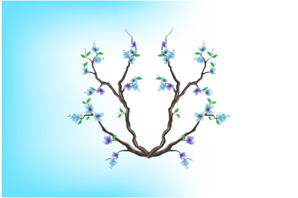 Cherry Tree Hand Drawn Graphics and Illustrations Review