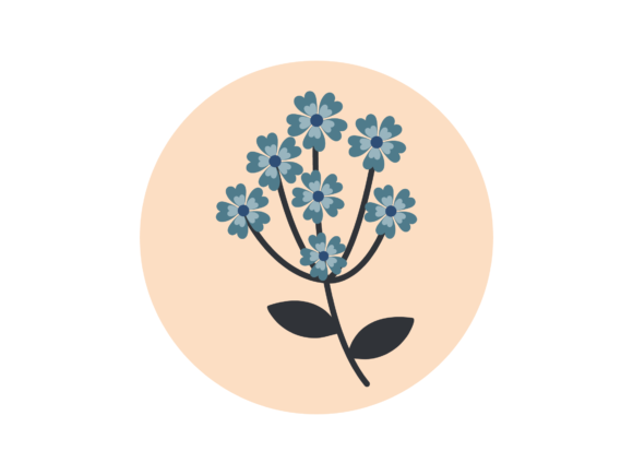 Flower Blue Graphics and Illustrations Review