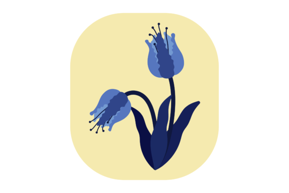 Flower Strong Blue Graphics and Illustrations Review