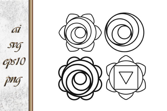 Yoga Symbols Oriental Chakra Graphics and Illustrations Review